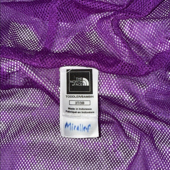 The North Face Lavender Rain Shell Jacket - 3T - Picture 6 of 8